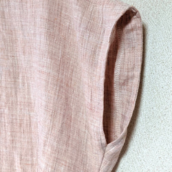 高島リネン　フレンチ袖プルオーバー　 4枚目の画像
