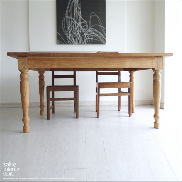 チーク無垢材 ダイニングテーブルAgede150 食卓テーブル 古材テーブル 古材家具 オールドチーク ナチュラル 無垢 1枚目の画像