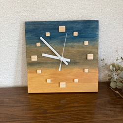 【受注製作】選べるカラー　カラフルシンプル時計 9枚目の画像