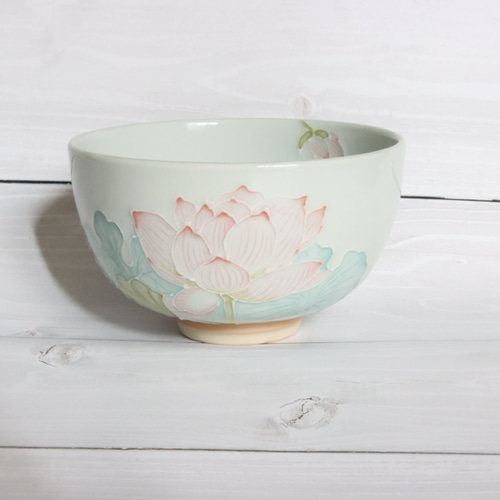 蓮の抹茶碗【京焼・清水焼】 お椀・ボウル・鉢 永野健二 通販 14335993