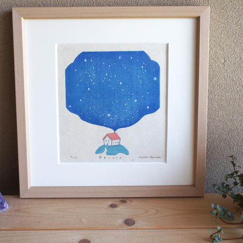 版画作品 長浜城址公園からの眺め 2/2 版画 Akemi_Art 通販｜Creema 