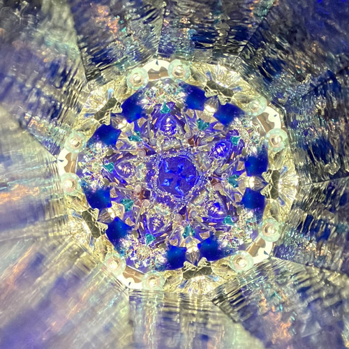 万華鏡 天然石 藍星ーA オイル万華鏡 mikks mk-aihosi-a 母の日