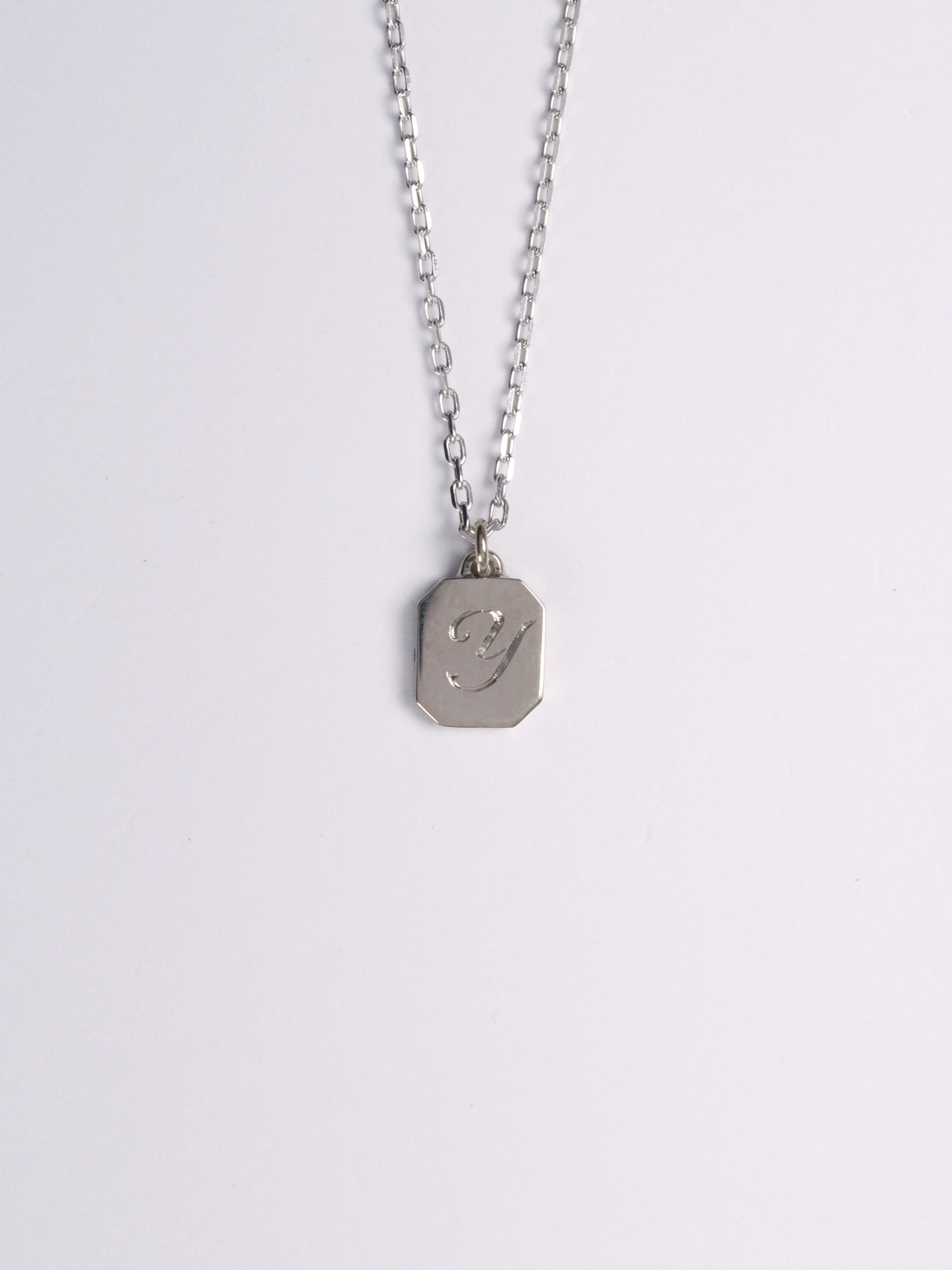 Luck Square Mini Necklace K18WG