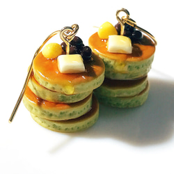 選べる抹茶パンケーキピアスorイヤリング♡ミニチュア、フェイク
