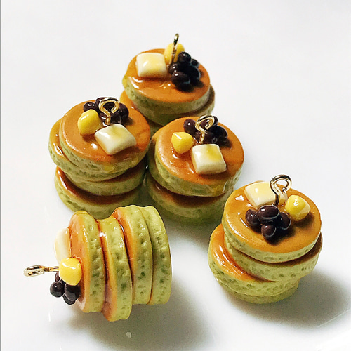 選べる抹茶パンケーキピアスorイヤリング♡ミニチュア、フェイク