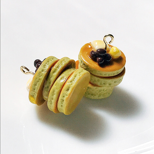 選べる抹茶パンケーキピアスorイヤリング♡ミニチュア、フェイク