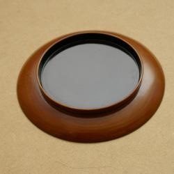 忍草蒔絵　丸皿　～うるしの丸皿　 5枚目の画像