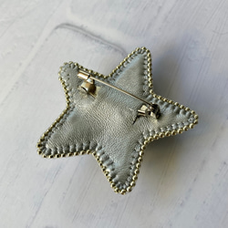 ビーズ刺繍ブローチ　大人スター　cool スター⭐︎ 星 8枚目の画像