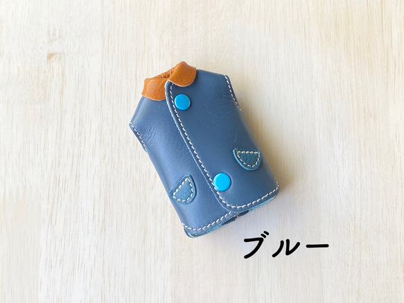 ベスト型キーケース　本革 13枚目の画像