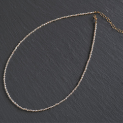 Litlar ferskvatnsperlur necklace　淡水ベビーパール　ネックレス　バロックパール 5枚目の画像