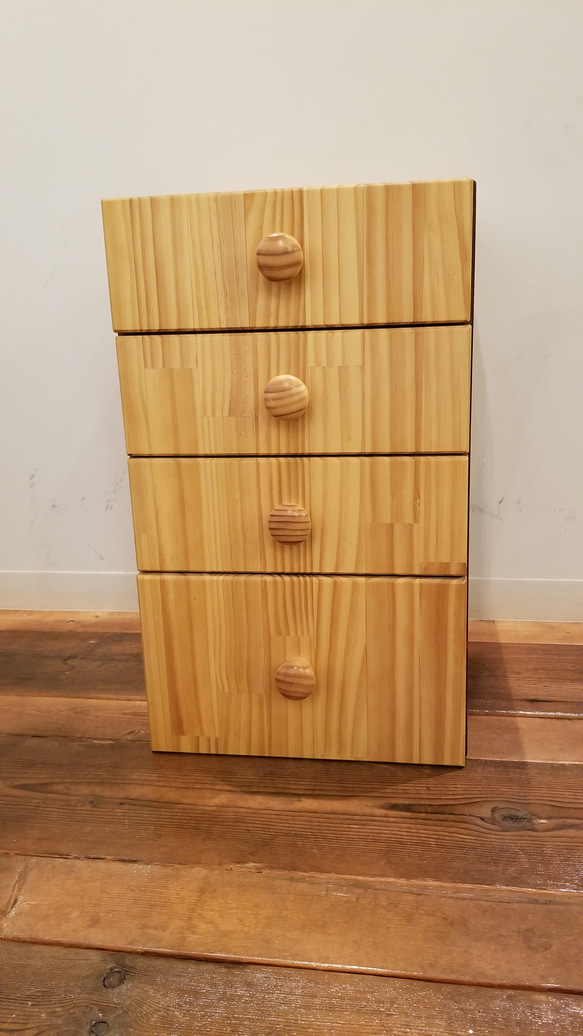 4段キャビネット◯ハンドメイドハンドメイド 麦穂のスタンドシェルフ