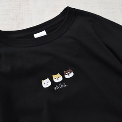 【夏の福袋】柴犬刺繍Tシャツ&サマーバッグセット 《ブラック》ジュートバッグ ビッグシルエット ユニセックス 4枚目の画像