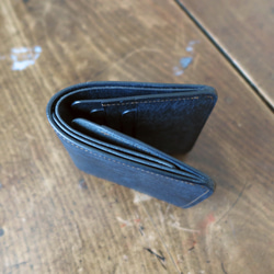 Strato 二つ折り財布（札入れ） ネイビー 3枚目の画像