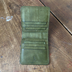 Strato 二つ折り財布（札入れ） プエブロ/グリーン 2枚目の画像