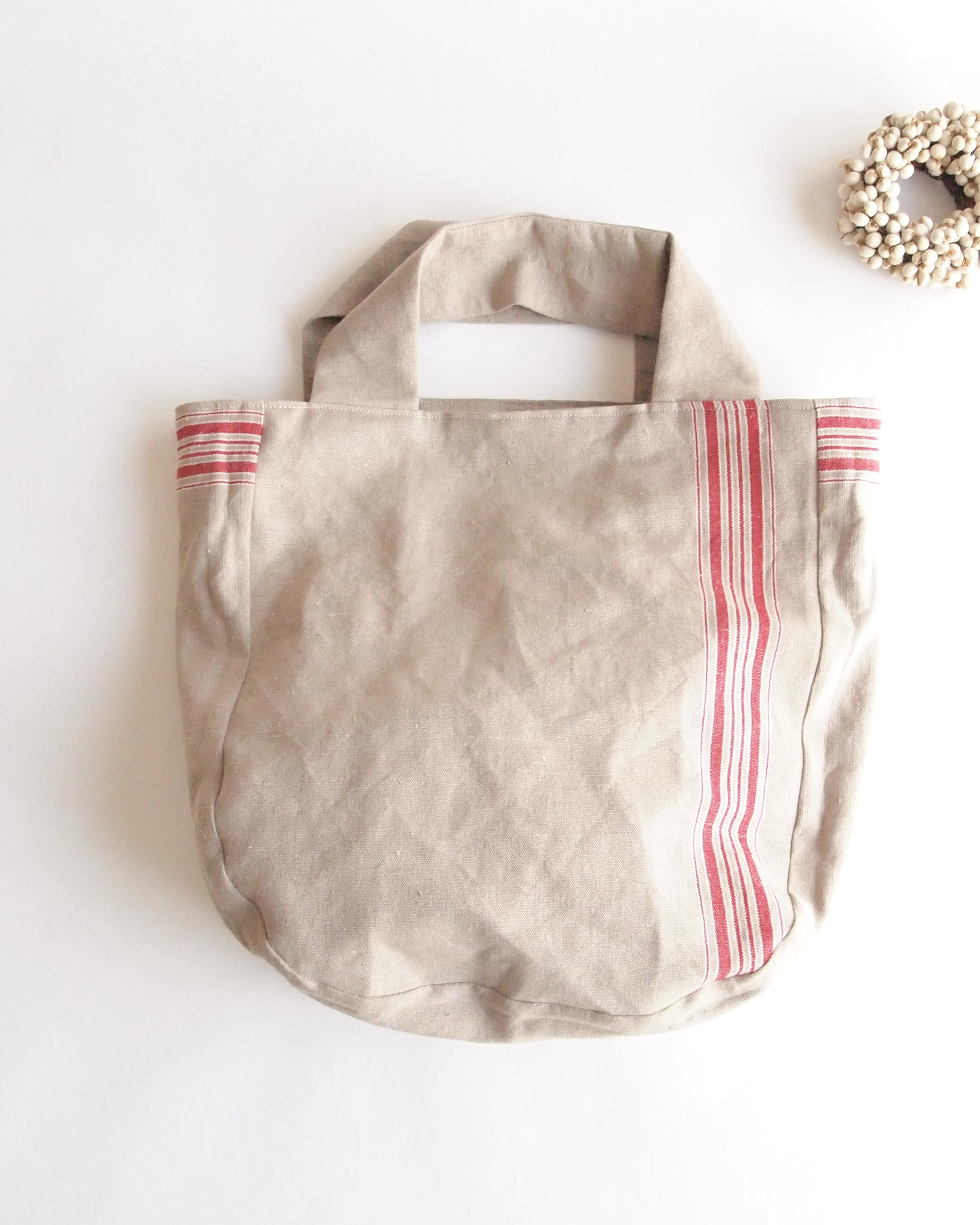 tsukuroite アンティークリネン バッグ tsukuroite アンティークリネン