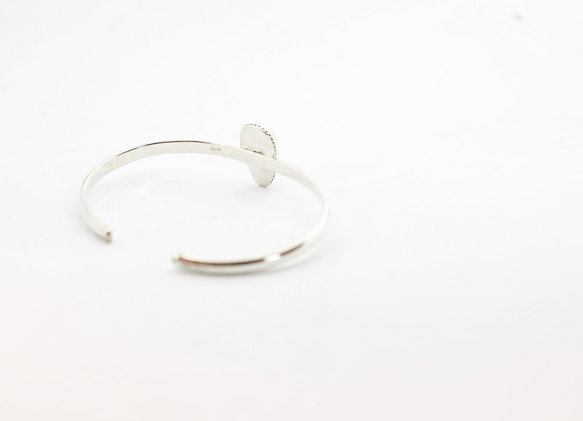 KIYOMOTO JEWELRY silver bangle シルバー925 バングル　ピンクカッパーターコイズ 5枚目の画像