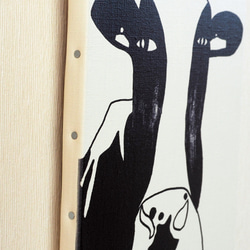 キャンバス複製画　牛　Akaike #atelier QUOKKA（アトリエ　クオッカ） 1枚目の画像