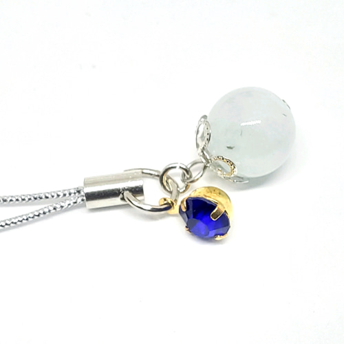 天然石チャーム　14kgf　シトリン＆アクアマリン ◇訳あり◇7個天然石チャーム＋14Kgfネックレス お得セット --Color of