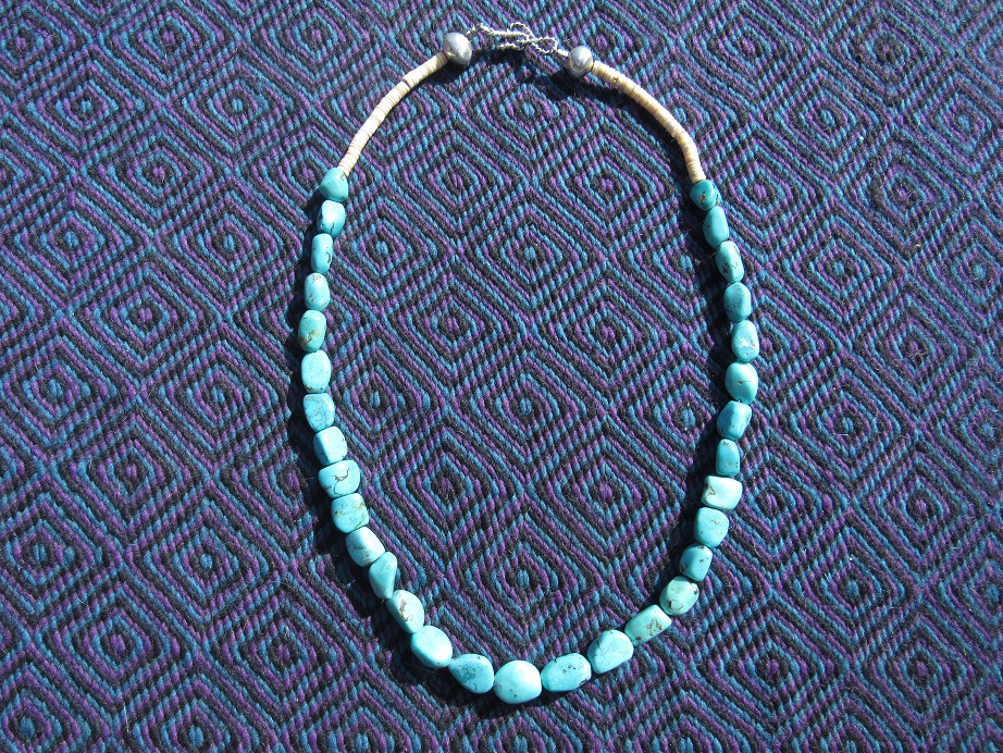 ターコイズネックレス（ナチュラルターコイズ）
