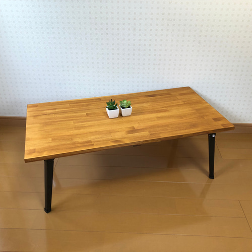 一枚板　アンティーク　机　ローテーブル 一枚板アンティーク机ローテーブル