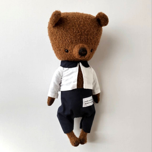 焦げ茶のくまちゃん ぬいぐるみ kikori no kuma8 通販 14339255