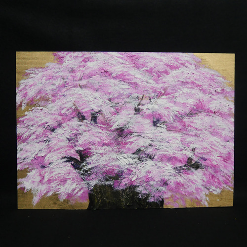 国内初の直営店 油絵 油彩 油彩画 絵 絵画 【桜の大樹】 絵画 HR 通販 絵画