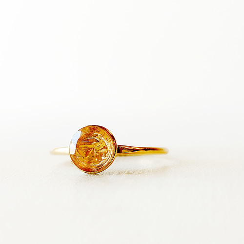 シトリン リング シトリンリング 天然石 リング 大粒 天然石リング