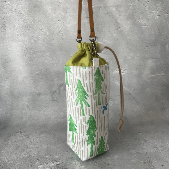 ミナペルホネン ハンドメイドクッションカバー☆forest tile blue ミナ