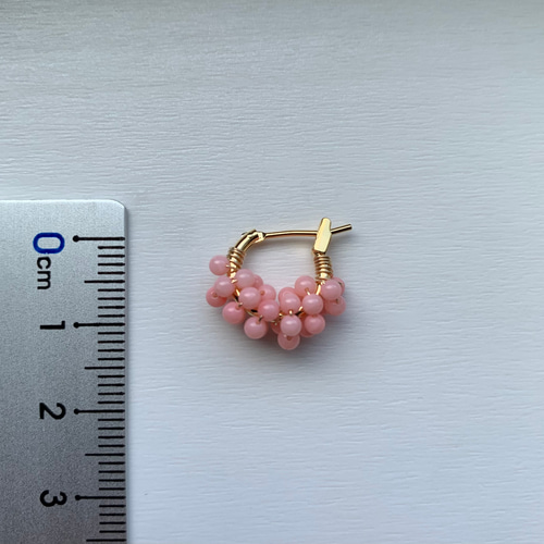 存在感抜群！全色欲しい！フープピアス コーラル POP COLOR quaranciel: カラー フラワー フープ ピアス｜シップスの通販