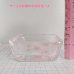 リクエスト【容器】紫陽花とメダカさん 小皿② 10枚目の画像
