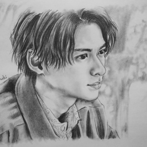 B5サイズの似顔絵スケッチ描きます！(1人～4人まで) 絵画 実幸