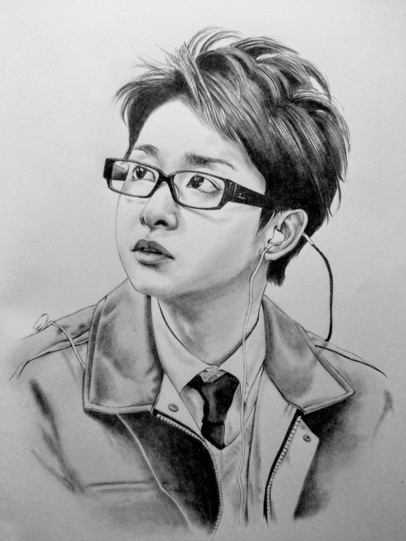 B5サイズの似顔絵スケッチ描きます！(1人～4人まで) 絵画 実幸 通販