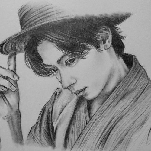 B5サイズの似顔絵スケッチ描きます！(1人～4人まで) 絵画 実幸