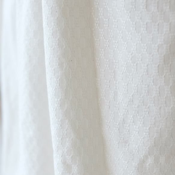 エスニック刺繍がポイント！バンブーコットントップス＆ロングスカート（22s-19/20）オフホワイト 11枚目の画像