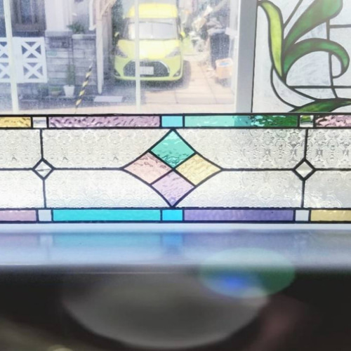 ステンドグラス　アンティーク調パネル(特大サイズ) ステンドグラス アンティーク調 パネル(特大サイズ) その他アート