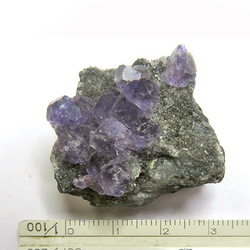 フローライト 結晶 原石 パープルフローライト ルース 天然石 trg253 4枚目の画像