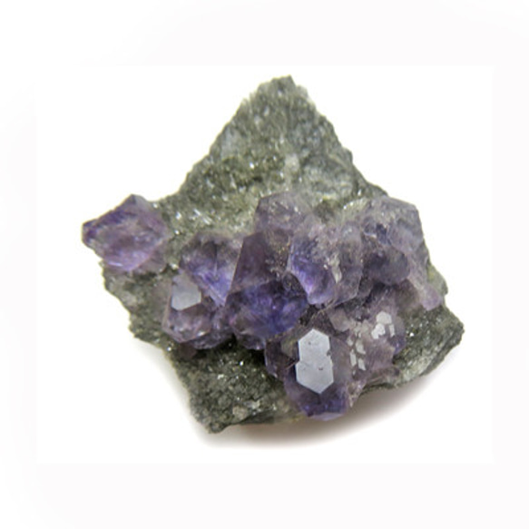 フローライト 結晶 原石 パープルフローライト ルース 天然石 trg253 3枚目の画像