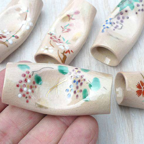 ◇商品番号 5640 箸置き 四季小花セット 筷子・筷架 松韻堂 的