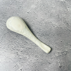 京焼・花結晶 レンゲ(白) 2枚目の画像