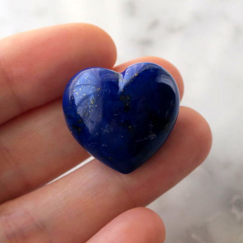 ラピスラズリ ハート 天然石 BodhiTreeルース館 通販 14341923｜Creema