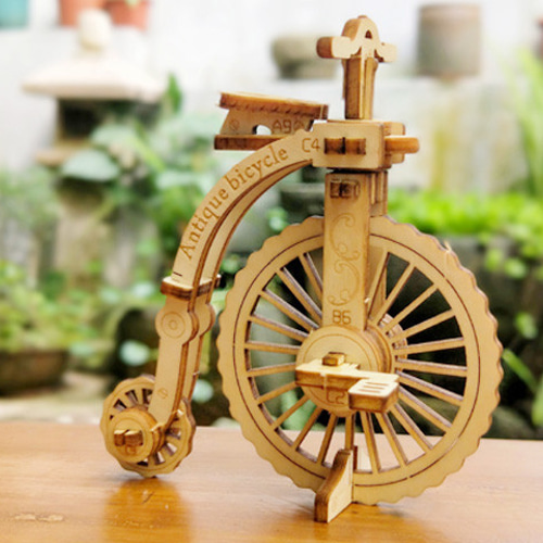 DIYダイナミックウッドモデル-アンティーク自転車、木工工芸品、最高の