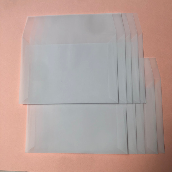 昔の封筒ハガキ アスクルオリジナル OPP袋（テープ付き） はがき用 テープ付き