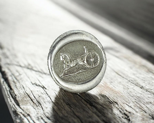 輿駿印章（よしゅんいんしょう）Carriage Steed Pin ピンバッジ Metal