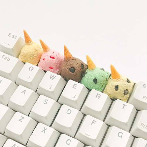 アイスなキーキャップ（バニラ） メカニカル Cherry mxスイッチ用 