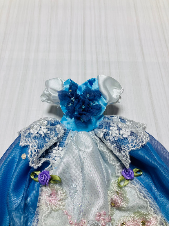 竜胆紫の花束ドレス☆ 8枚目の画像