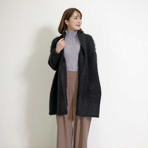 専用Sya様美品 FENDI アルパカ混 セーブル付きニット ロングカーディガン SALE】アルパカ混 ファー ニット カーディガン セミロング