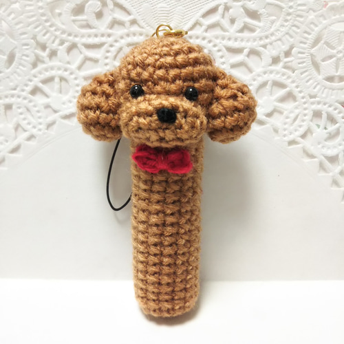 あみぐるみ リップケース トイプードル その他ケース mikan-ya 通販