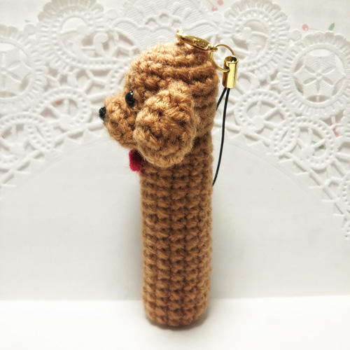 あみぐるみ リップケース トイプードル その他ケース mikan-ya 通販