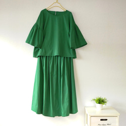 Spring cotton ギャザースカート ✦選べる35色✦ 人気 made in japan 5枚目の画像