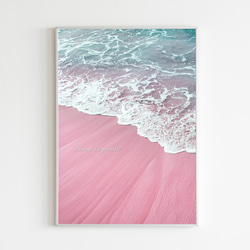 海夏砂浜ビーチ素敵なポスターインテリアB2サイズ送料無料